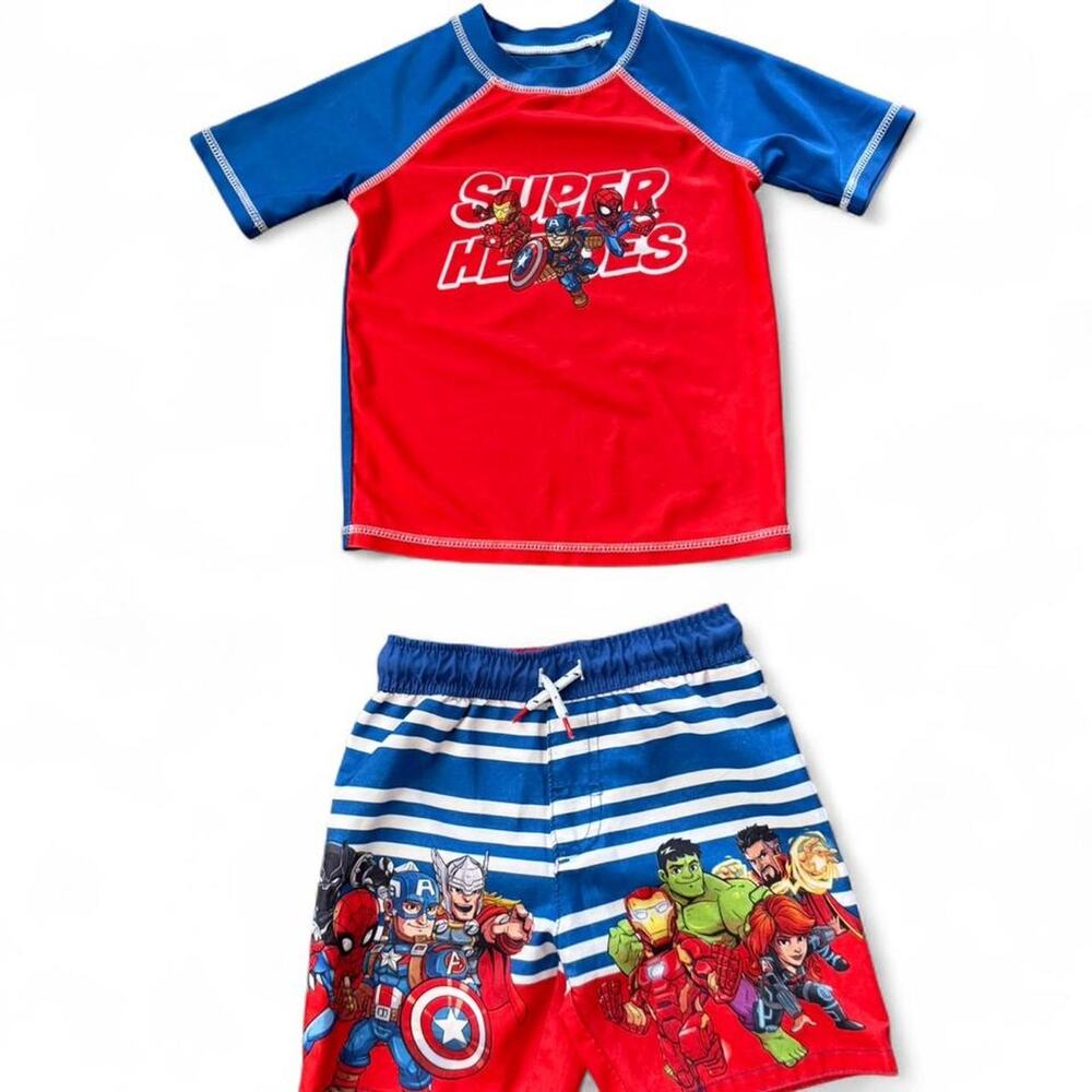 Marvel avengers red blue